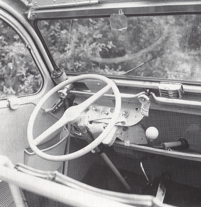 Belgian Citron 2CV AZL dash