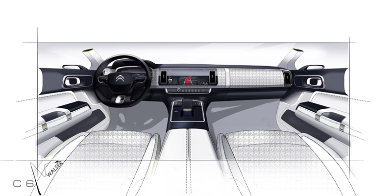 Dongfeng Citron C6 Projet X81 design sketch