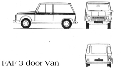 Citron FAF 3 door van