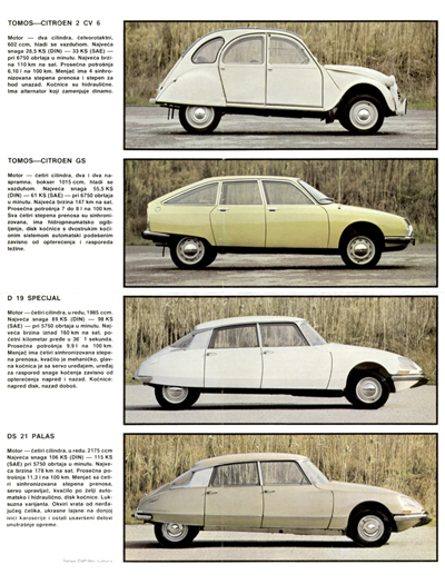 Citron Tomos 1971 brochure