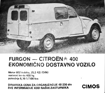 Citron Cimos Furgon 400