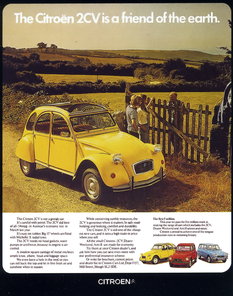 1978 2CV advertisement