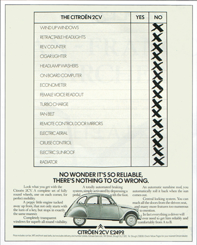 WIND UP WINDOWS X * RETRACTABLE HEADLIGHTS X * REV. COUNTER X * CIGAR LIGHTER X * HEADLAMP WASHERS X * ONBOARD COMPUTER X * ECONOMTER X * FEMALE VOICE READOUT X * TURBO CHARGE X * FANBELT X * REMOTE CONTROL DOOR MIRRORS X * ELECTRIC AERIAL X * CRUISE CONTROL X * ELECTRIC SUNROOF X * RADIATOR X